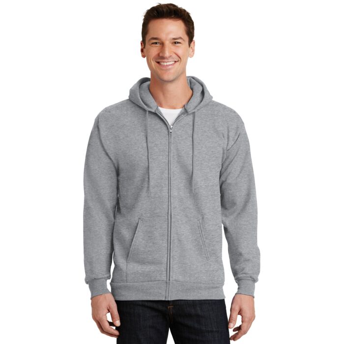 Essential Fleece Full Zip Hooded Sweatshirt Thumbnail