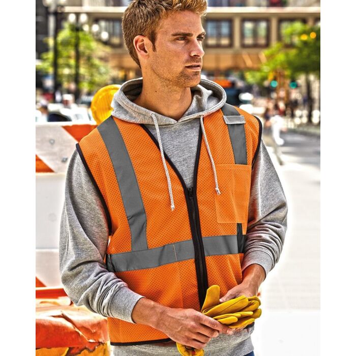Class 2 Economy Vest with Zipper Front Thumbnail