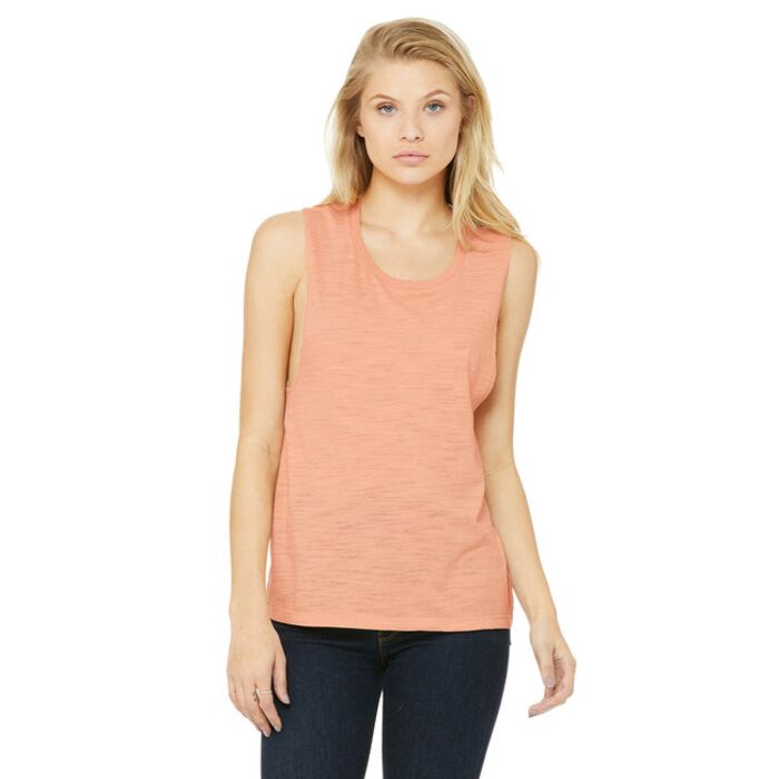 Ladies' Flowy Scoop Muscle Tank Thumbnail