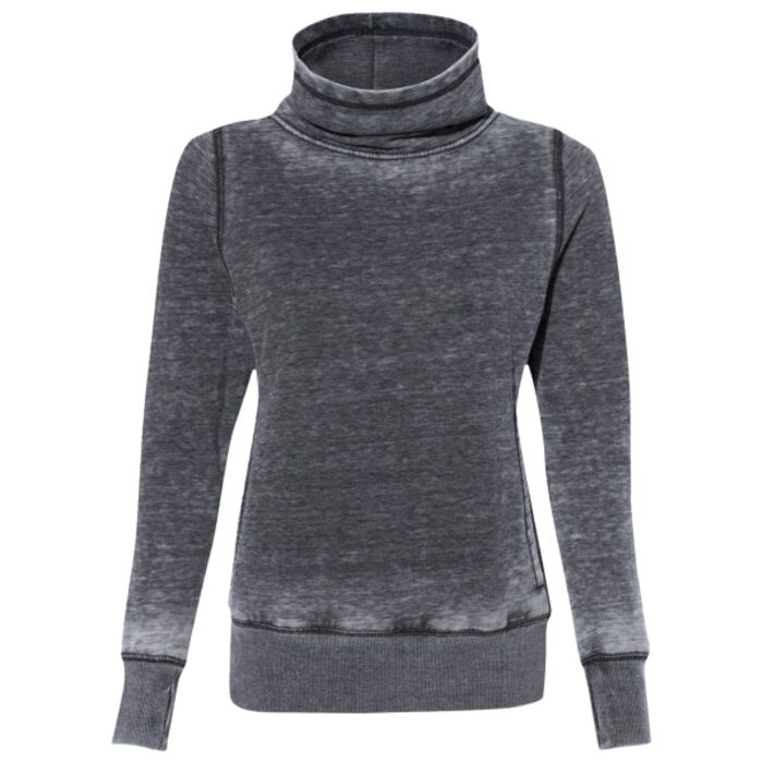 Vintage Zen Fleece Women's Cowl Neck Sweatshirt Thumbnail