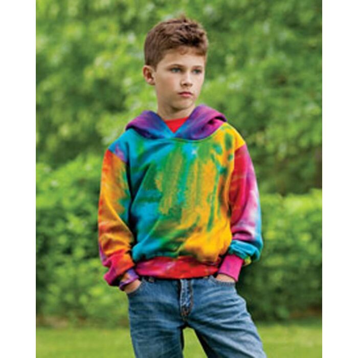 Youth Classic Fleece Tie Dye Hood Thumbnail